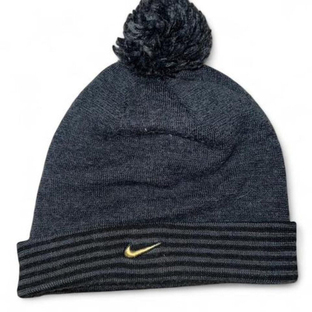 Nike Gray Unisex Winter Beanie Hat